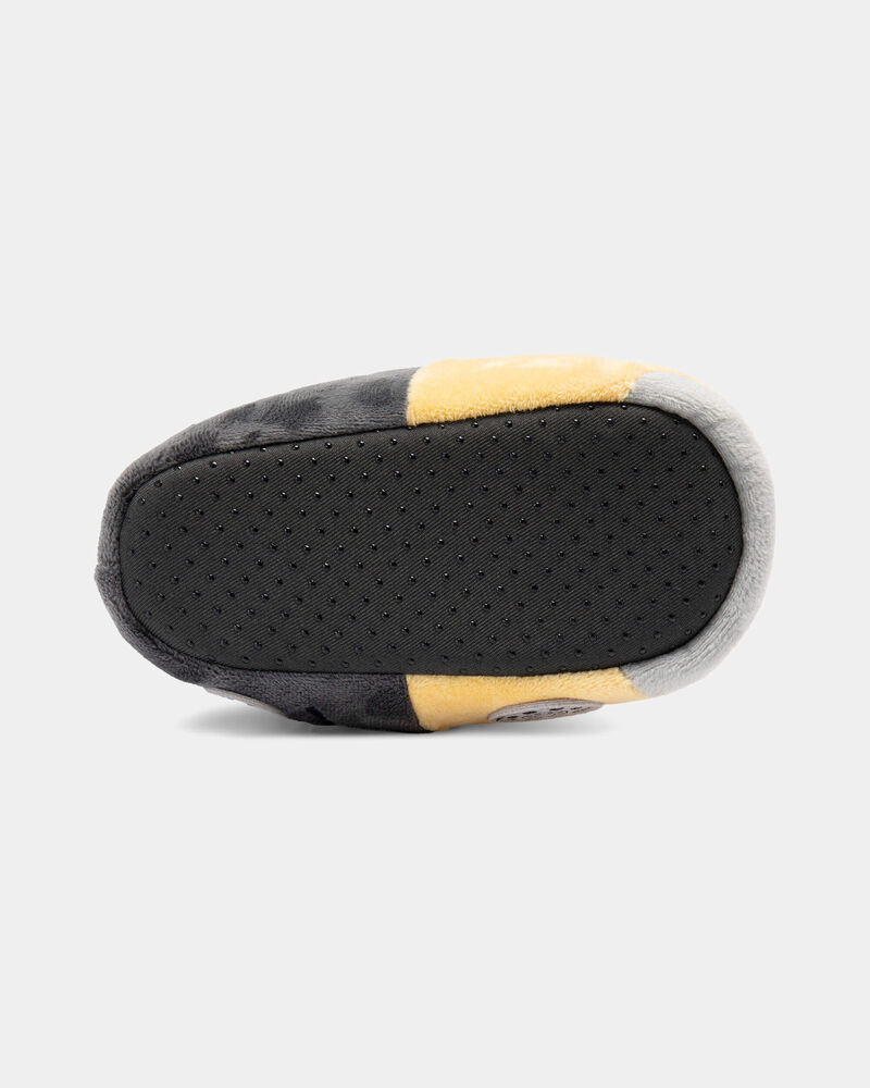Toddler Boy Truck Slippers - Yellow/Grey, image 5 of 6 slides