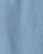 Girls Denim Chambray Tank Top - Light Wash, image 2 of 3 slides