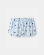 Girls 2-Piece Disney&copy; Lilo & Stitch Short-Sleeve Pajama Set - Blue, image 3 of 6 slides