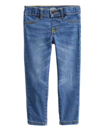 Baby Girl Medium Blue Wash Super Skinny-Leg Jeans, 