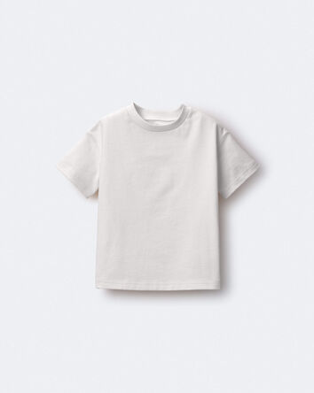 Toddler Elevated Relaxed Tee - Cream, 