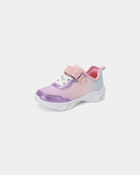 Toddler Girl Butterfly Floral Light-Up Athletic Shoes - Purple/Pink, image 7 of 7 slides