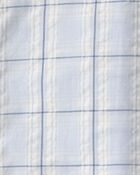 Baby Boy 2-Piece Plaid Shirt & Pant Set - Blue, image 3 of 5 slides