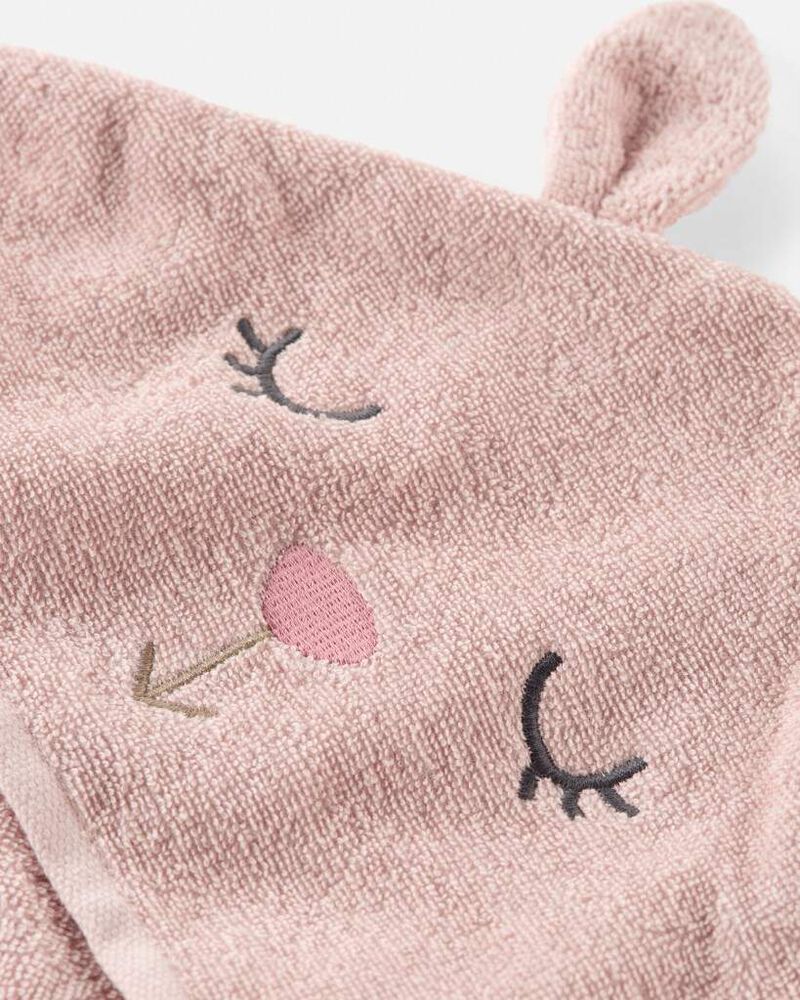Baby Girl Organic Cotton Towel, image 2 of 4 slides