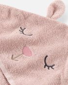 Baby Girl Organic Cotton Towel, image 2 of 4 slides
