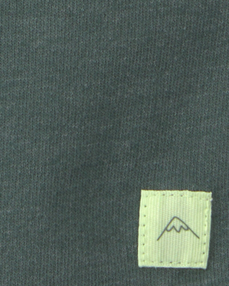 Toddler Boy French Terry Shorts - Olive Green, image 4 of 5 slides
