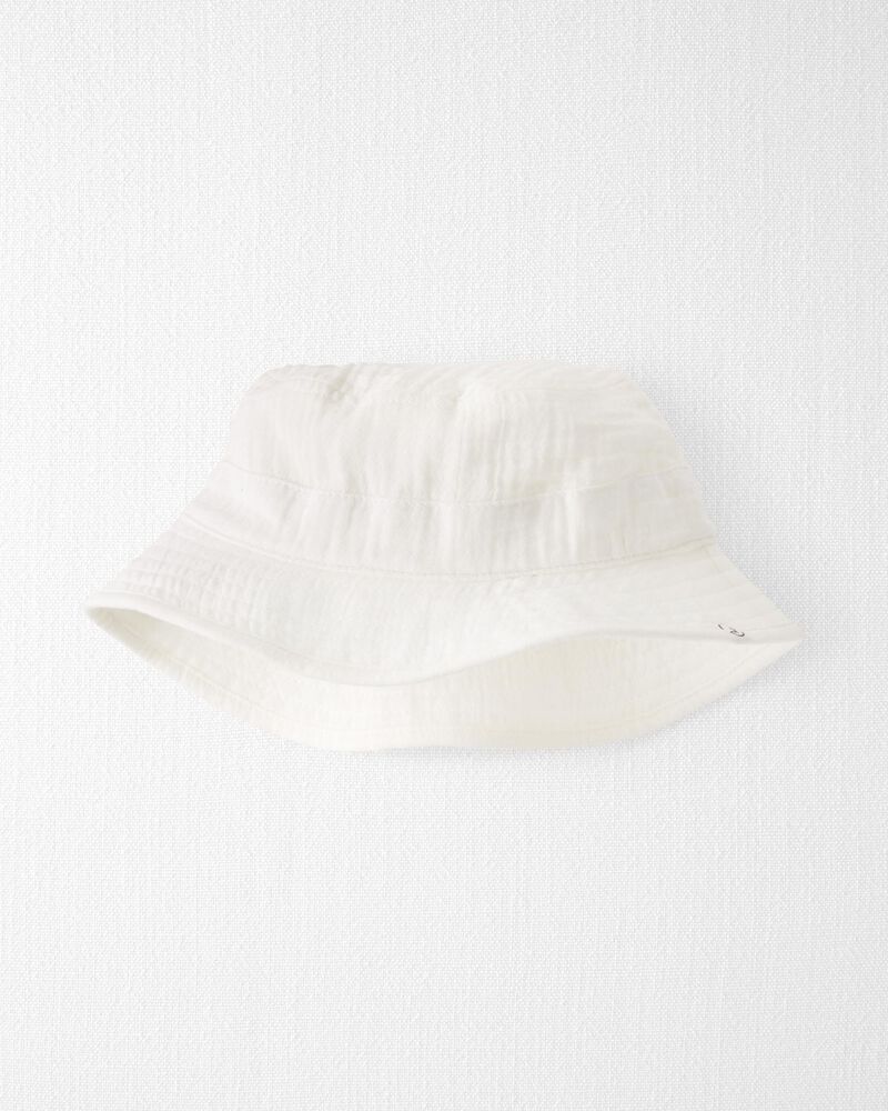 Baby Organic Cotton Gauze Hat, image 1 of 3 slides