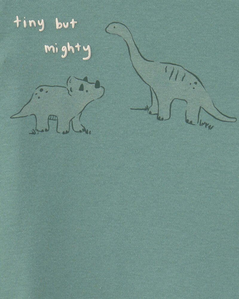 Baby Boy 4-Piece Dinosaur Outfit Set - Green/Ivory, image 5 of 8 slides