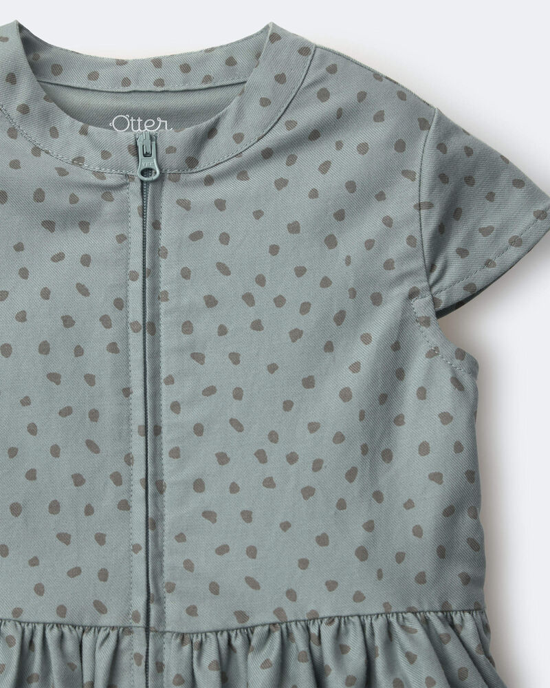 Toddler Girl Laura Dress with Pockets - Pale Blue, image 4 of 6 slides