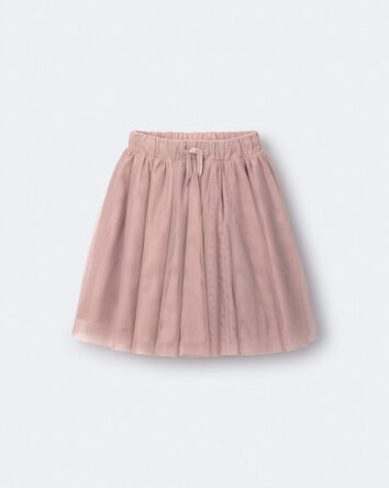 Toddler Girl Avenue Twirl&trade; Midi Skirt with Tulle - Light Pink, 