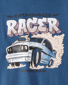 Boys Race Car Short-Sleeve Graphic Tee - Blue, image 2 of 3 slides