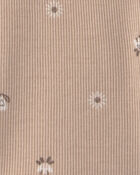 Toddler Girl 2-Piece Floral Sleeveless Top & Pant Set - Cream, image 3 of 4 slides
