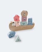 Toddler Otter Wooden Stacker Activity Set, image 1 of 3 slides