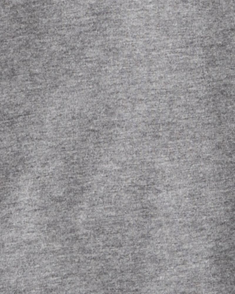 Baby Solid Short-Sleeve Pocket Tee - Grey, image 2 of 3 slides