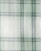 Baby Boy Organic Cotton Herringbone Button-Front Shirt in Plaid, image 3 of 4 slides