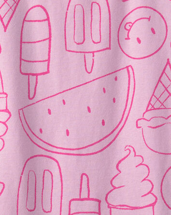 Girls Summer Treats Top - Pink, 
