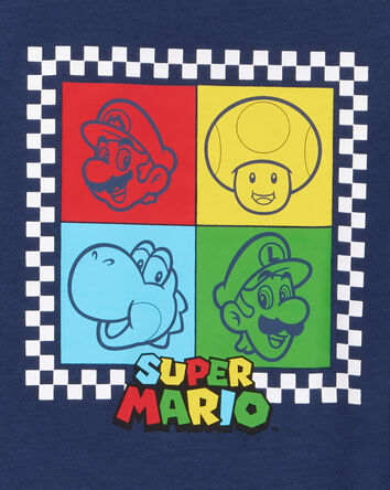 Kid Super Mario Bros&trade; Loose Fit 2-Piece Pajamas, 