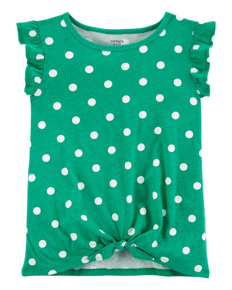 Kid Polka Dot Jersey Tee, image 1 of 3 slides