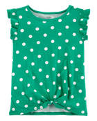 Kid Polka Dot Jersey Tee, image 1 of 3 slides