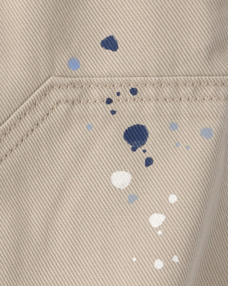 Toddler Boy 2-Piece Top & Splatter Paint Pants Set - Brown, image 8 of 9 slides