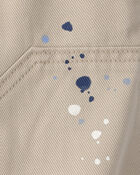 Toddler Boy 2-Piece Top & Splatter Paint Pants Set - Brown, image 8 of 9 slides