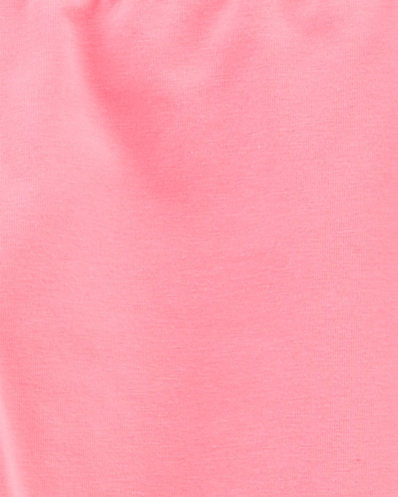 Kid 2-Pack Navy & Pink Cotton Stretch Leggings, image 2 of 3 slides