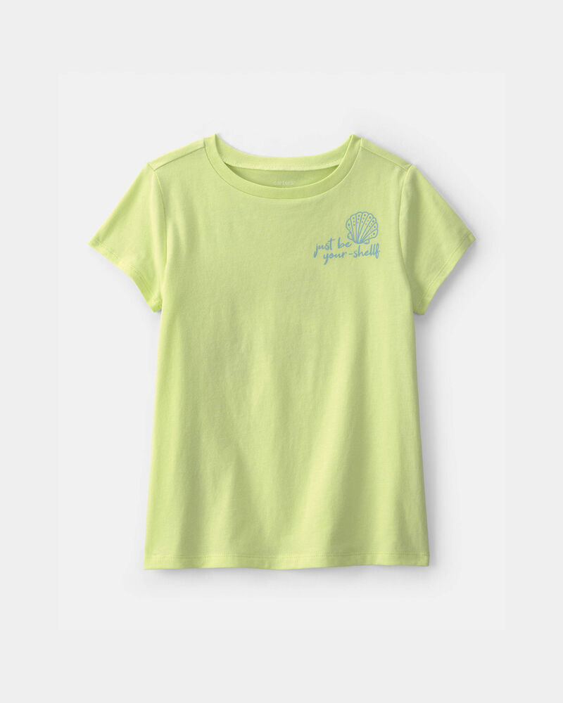 Girls 'Be Your-Shelff' Graphic Tee - Green, image 1 of 5 slides