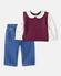 Maroon/Blue
