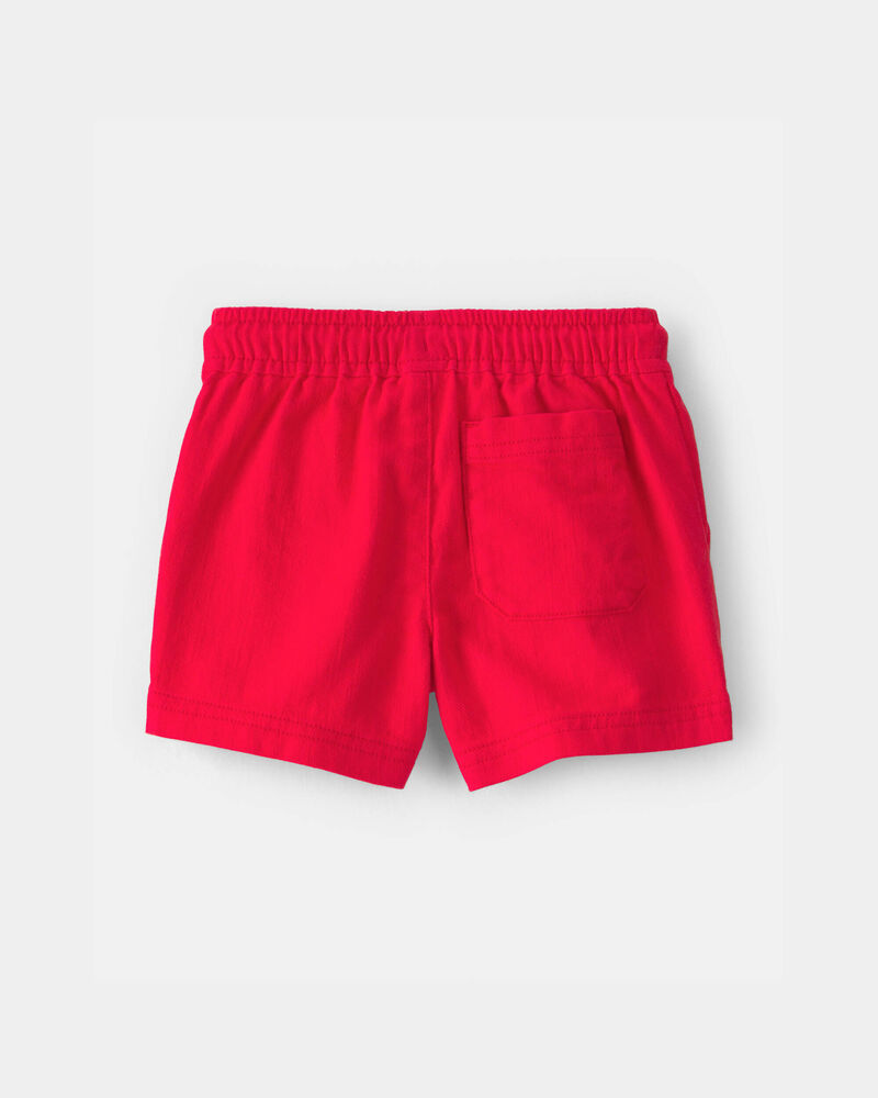 Baby Boy 2-Piece 'Salty Daze' Striped Graphic Tee & Shorts Set - Blue/White/Red, image 6 of 7 slides