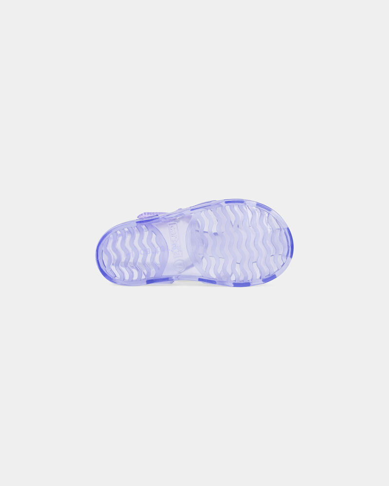 Toddler Girl Clear Sandals - Purple, image 5 of 6 slides