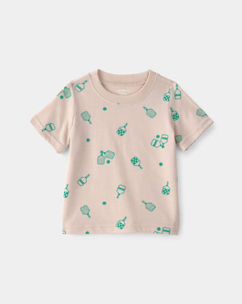 Baby Pickleball T-Shirt - Brown, 