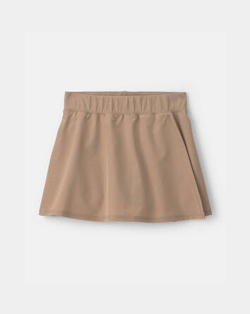 Girls Uniform Active Skort - Khaki, 