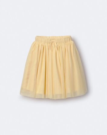 Toddler Girl Avenue Twirl&trade; Midi Skirt with Tulle - Yellow, 