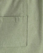 Toddler Boy Woven Pocket Shorts - Green, image 3 of 4 slides