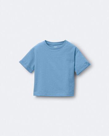 Toddler Rolled Cuff Tee - Blue, 