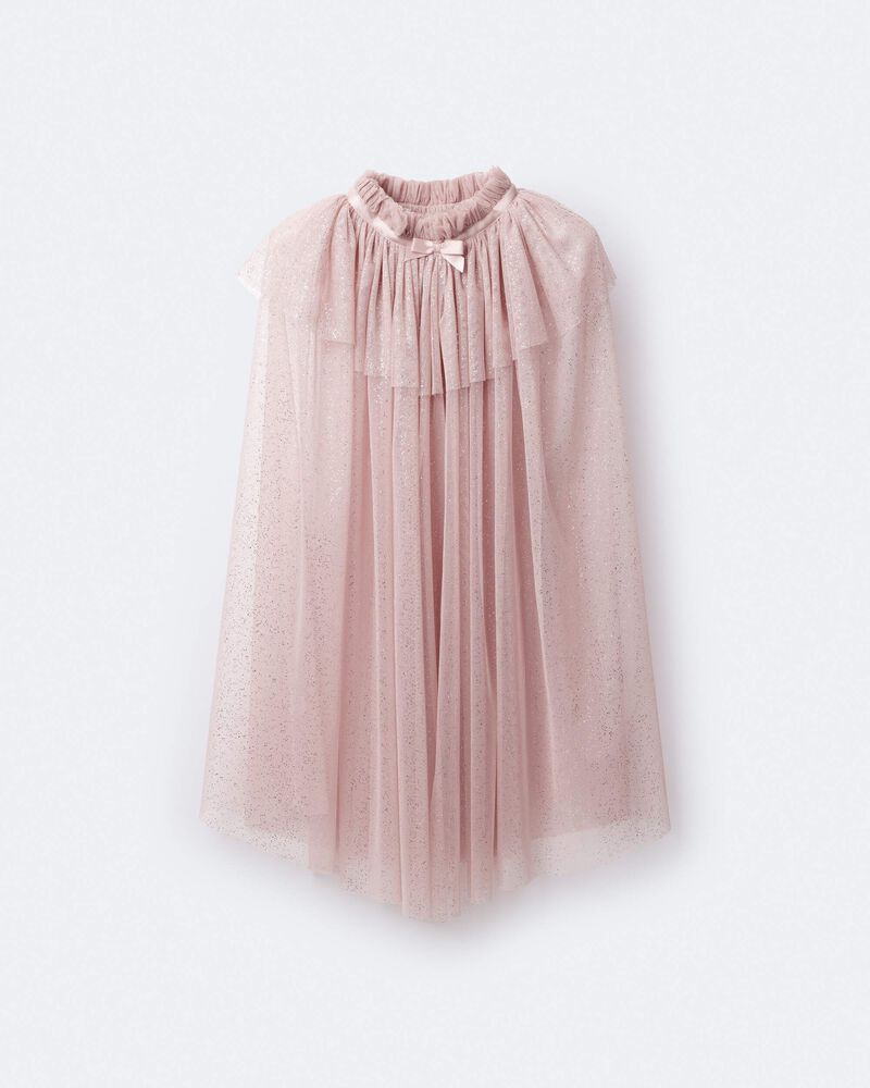 Toddler Girl Confetti Dress Up Cape - Light Pink, image 2 of 10 slides