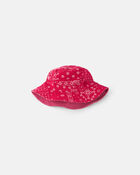 Toddler Bandana Bucket Hat - Red, image 2 of 3 slides