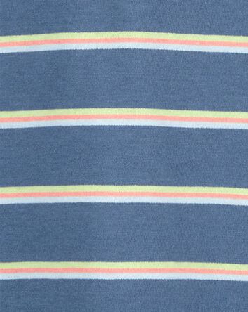 Boys Striped Jersey Polo Shirt, 