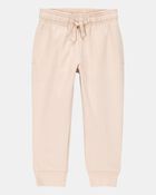 Toddler Boy Pull-On Drawstring Joggers - Khaki, image 1 of 6 slides