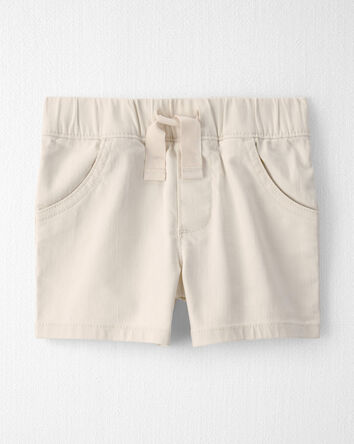 Toddler Boy Organic Cotton Twill Shorts , 
