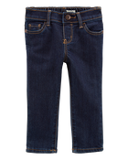 Baby Girl Dark Wash Super Skinny-Leg Jeans, image 1 of 4 slides