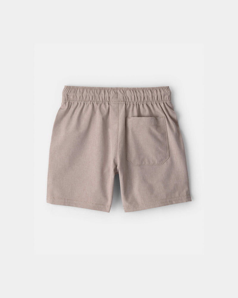 Baby Boy Woven Pocket Shorts - Taupe, image 2 of 4 slides