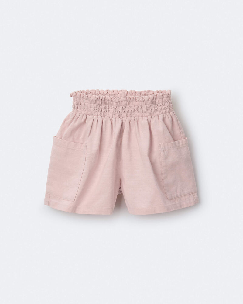 Toddler Girl Swing Shorts with Pockets - Light Pink, image 3 of 7 slides