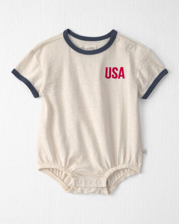 Baby 'USA' Bubble Made with Organic Cotton, 