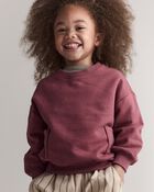 Toddler Otter Sweatshirt&trade; with Pockets - Burgundy, image 1 of 6 slides