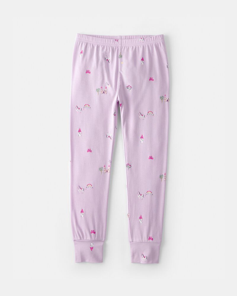 Toddler Girl Fairytale PurelySoft 2-Piece Pajama Set - Purple, image 3 of 7 slides