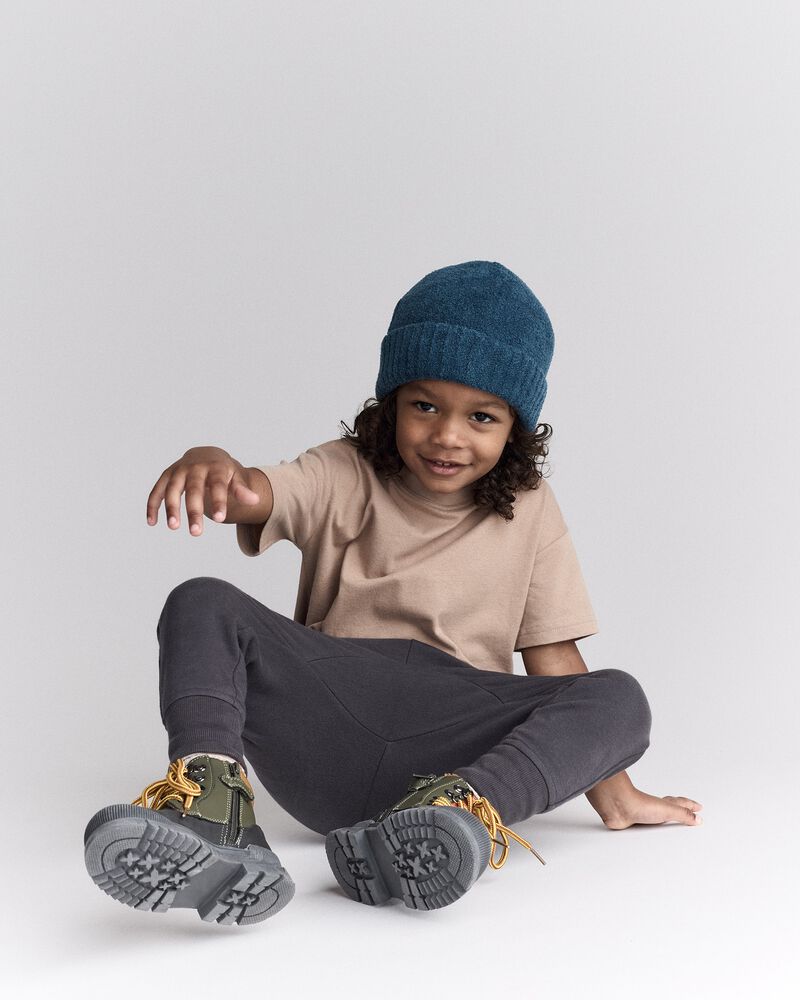 Toddler Beanie - Deep Teal, image 4 of 7 slides