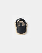 Baby Girl Crochet Sandals - Black, image 3 of 6 slides