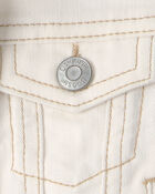 Baby Girl Twill Jacket - Ivory, image 3 of 4 slides