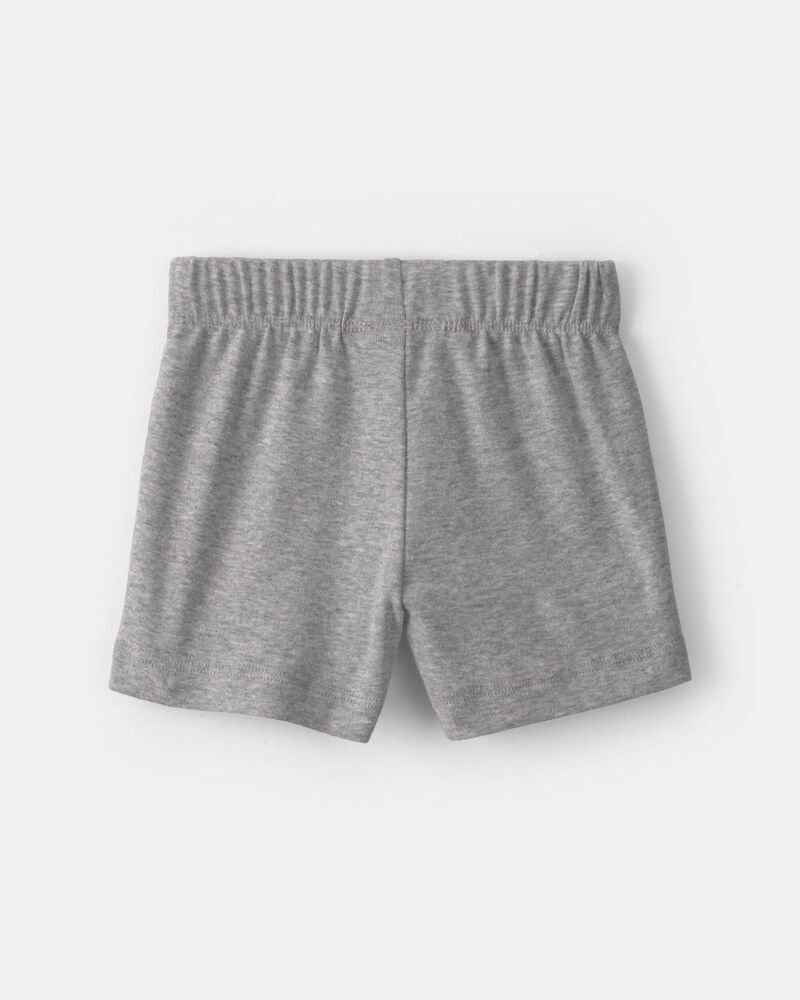 Baby 2-Pack Shorts - Grey/Black, image 2 of 5 slides